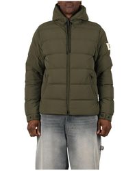 AFTER LABEL - Jassen ,Groen ,Nylon Verbier Donsjack - Lyst