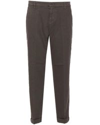 Dondup - Broeken ,Bruin ,Katoen Gaubert Relax Pants - Lyst