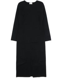 P.A.R.O.S.H. - Gebreide Midi Jurk - Lyst