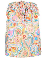 Love Moschino - Top elegante in cupro e cotone - Lyst