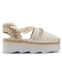 Mou - Espadrille-Sandalen Mit Knöchelriemen - Lyst