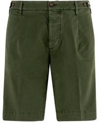 Re-hash - Grüne bermuda shorts slim fit - Lyst
