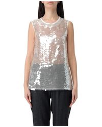 Lorena Antoniazzi - Sleeveless Tops - Lyst