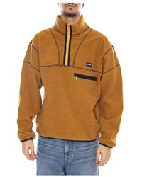Huf - Truien & Vesten ,Polyester Elysian Quarter Zip Fleece - Lyst
