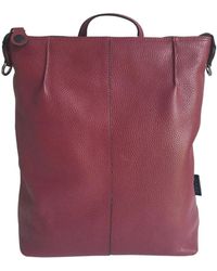 Gabs - Tassen ,Bruin ,Leer Rode Leren Rugzak Shopper Stijl - Lyst