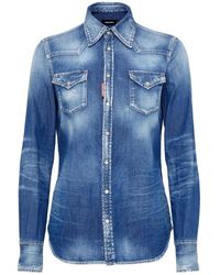 DSquared² - Denim Shirts - Lyst