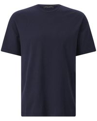 Roberto Collina - Baumwoll T-Shirt Klassischer Stil Italien - Lyst