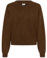 Kaffe - Truien & Vesten ,Groen ,Wol Truien - Lyst