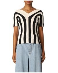 Bottega Veneta - V-Neck Knitwear - Lyst