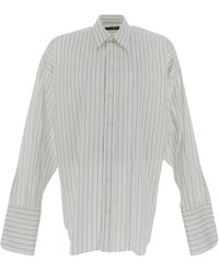 Dolce & Gabbana - Baumwollhemd in weiß - Lyst