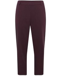 Kaffe - Cropped Trousers - Lyst