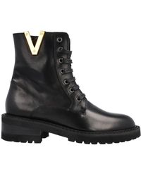 Via Roma 15 - Schwarze stiefeletten - Lyst