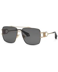 Roberto Cavalli - Rechteckige Sonnenbrille - Lyst