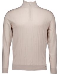Gentiluomo - Turtle zip pullover beige,sweatshirts - Lyst