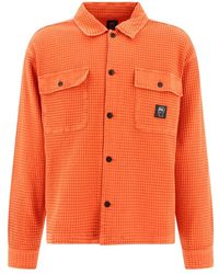 Brain Dead - Oranges Waffelhemd Für Männer - Lyst