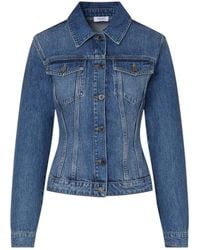 Liu Jo - Jassen ,Blauw ,Denim Denim Jack Met Touwtjes - Lyst