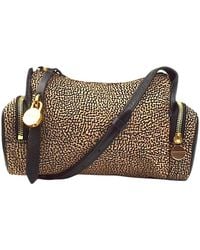 Borbonese - Tassen ,Bruin ,Leer Hobo Mini Poche - Lyst