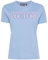 Versace - Blu chiaro t-camicie & polos - Lyst