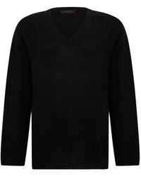 Moorer - V-Neck Knitwear - Lyst