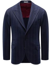 Brunello Cucinelli - Wollen Jas - Lyst