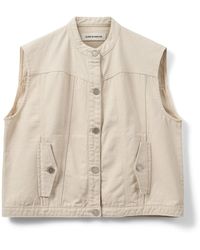 Sofie Schnoor - Jassen ,Wit ,Denim Off Denim Vest - Lyst
