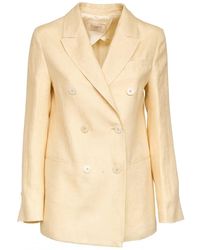 Montedoro - Double-Breasted Blazer - Lyst