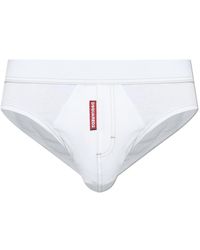 DSquared² - Cotton Briefs With Logo - Lyst