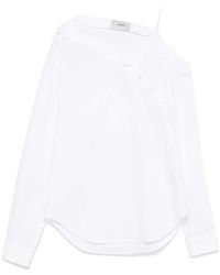 Coperni - Overhemden ,Wit ,Katoen Heart Shirt - Lyst