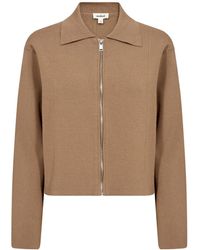 Soaked In Luxury - Einfacher Cardigan Mit Reißverschluss Elmwood - Lyst