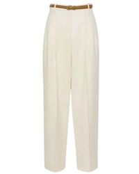 Max Mara - Wide Trousers - Lyst