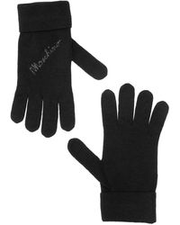 Moschino - Einfache logo handschuhe - Lyst