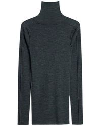 Soeur - Truien & Vesten ,Grijs ,Wol Lois Rolkraag T-Shirt - Lyst