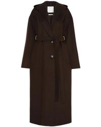 Sportmax - Jassen ,Bruin ,Wol Olmo Jas - Lyst