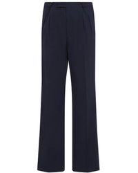 Prada - Wide Trousers - Lyst