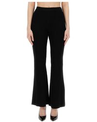 Michael Kors - Broeken ,Zwart ,Polyester Bell Bottom Legging - Lyst