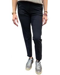 Rrd - Broeken ,Blauw ,Klassieke Blauw Zwart Chino Ontwerp - Lyst