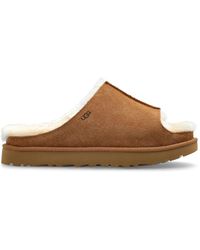 UGG - Schoenen ,Bruin ,Suède Greenport Slide - Lyst