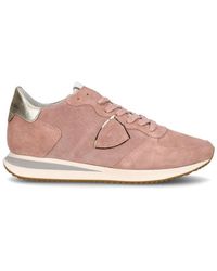 Philippe Model - Schoenen ,Roze ,Katoen Sneakers Trpx Running - Lyst