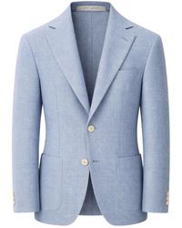 Eleventy - Jassen ,Blauw ,Katoen Katoen Linnen Jas - Lyst