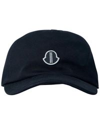 Moncler - Baseball Cap Aus Gabardine Mit Sticklogo - Lyst