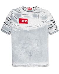 DIESEL - T-shirt mit logo t-ox - Lyst