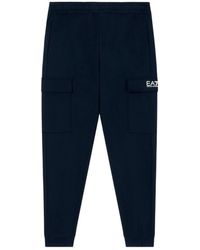 EA7 - Broeken ,Blauw ,Katoen Pjvrz Cargo Broeken - Lyst