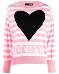 Love Moschino - Round-Neck Knitwear - Lyst