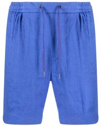 Ralph Lauren - Blaue casual flat front shorts - Lyst