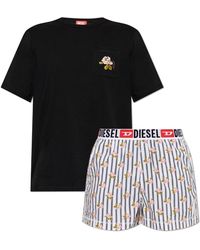 DIESEL - Kit-Jack-D-Core Tweedelige Pyjama Set - Lyst
