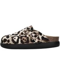 Scholl - Schoenen ,Veelkleurig ,Leer Pony Skin Sabot - Lyst