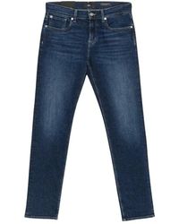 7 For All Mankind - Slim Fit Jeans - Lyst