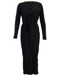 Altuzarra - Elegante Zwarte Midi Jurk - Lyst