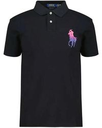 Ralph Lauren - Polo shirt - schwarz - 100% baumwolle - regular fit - Lyst