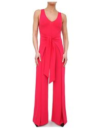 Guess - Langer Jumpsuit in Fuchsia - Lyst